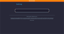 Desktop Screenshot of leed.org